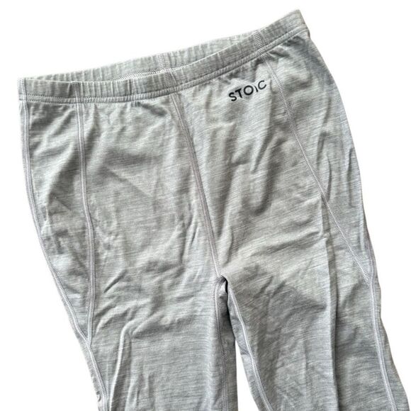 Stoic Leggings Thermal Wool Blend Tights Grey Small - Picture 3 of 5